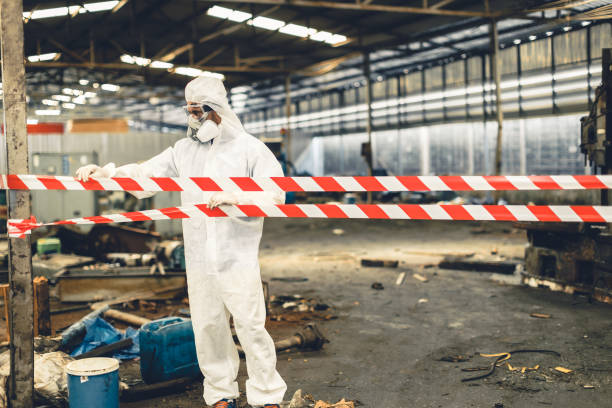 Professional Biohazard technician working in Wrightstown, WI
